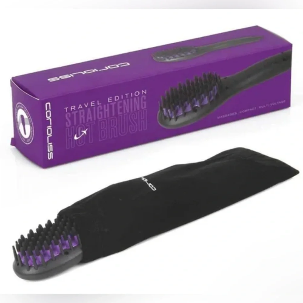 Corioliss Travel Edition Straightening Hot Brush- NEW
